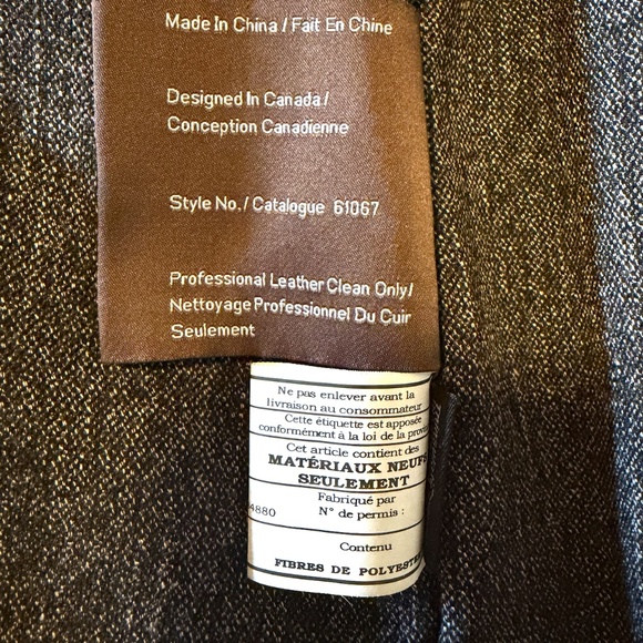 Vintage Danier chocolate brown full-length Italian leather coat NWOT - Picture 9 of 15